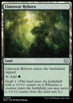 March of the Machine Commander 0413 Llanowar Reborn