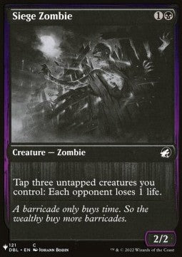 The List -Innistrad Midnight Hunt 121 Siege Zombie