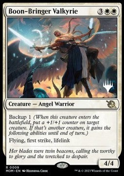 March of the Machine 0009 Boon-Bringer Valkyrie (Silver Stamped Foil)