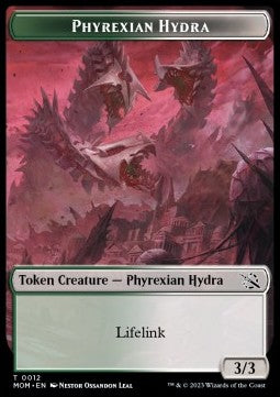 Phyrexian Hydra 0012 March of the Machine Token