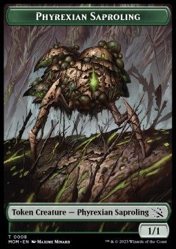 Phyrexian Saproling 0008 March of the Machine Token