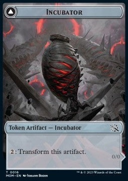 Incubator 0016 Phyrexian 0016 March of the Machine Token