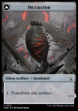 Incubator 0017 Phyrexian 0017 March of the Machine Token