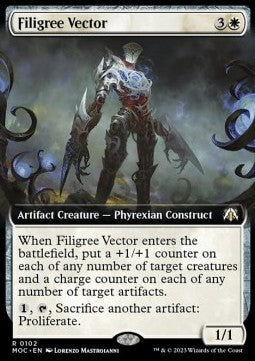 March of the Machine Commander 0102 Filigree Vector