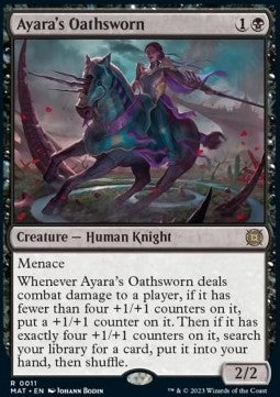 March of the Machine Aftermath 0011 Ayara's Oathsworn (Foil)