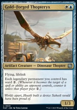 March of the Machine Aftermath 0031 Gold-Forged Thopteryx (Foil)