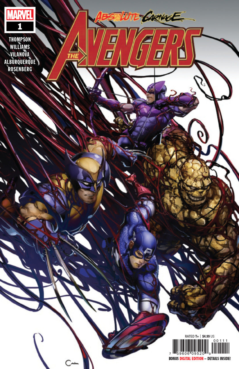 Absolute Carnage Avengers #1 Marvel Comics (2019)