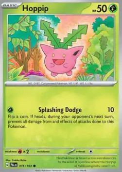 Paldea Evolved 001/193 Hoppip (Reverse Holo)