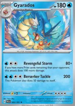 Paldea Evolved 043/193 Gyarados (Holo)