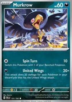 Paldea Evolved 131/193 Murkrow