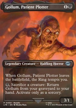 LOTR Tales of Middle Earth 0450 Gollum, Patient Plotter (Promo Foil)