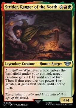 LOTR Tales of Middle Earth 0232 Strider, Ranger of the North (Foil)