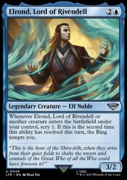 LOTR Tales of Middle Earth 0049 Elrond, Lord of Rivendell (Foil)