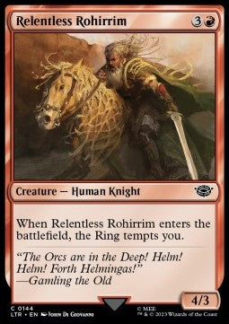 LOTR Tales of Middle Earth 0144 Relentless Rohirrim