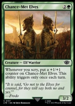 LOTR Tales of Middle Earth 0157 Chance-Met Elves (Foil)