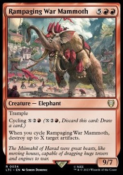 LOTR Tales of Middle Earth Commander 0034 Rampaging War Mammoth