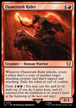 LOTR Tales of Middle Earth Commander 0216 Flamerush Rider