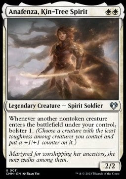 Commander Masters 0011 Anafenza, Kin-Tree Spirit (Foil)