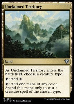 Commander Masters 1050 Unclaimed Territory