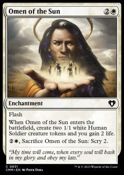 Commander Masters 0831 Omen of the Sun