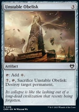 Commander Masters 0416 Unstable Obelisk