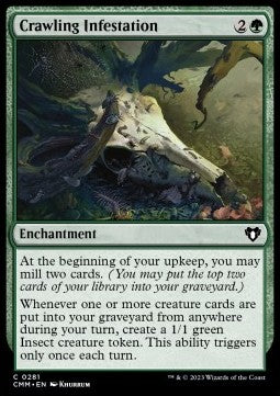 Commander Masters 0281 Crawling Infestation (Foil)