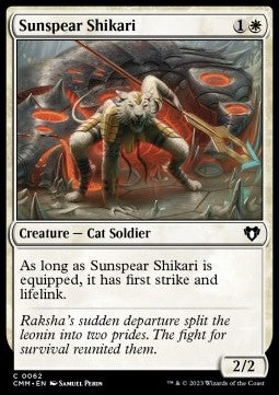 Commander Masters 0062 Sunspaer Shikari (Foil)