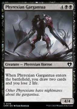 Commander Masters 0178 Phyrexian Gargantua (Foil)