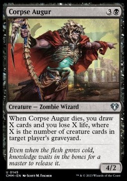 Commander Masters 0145 Corpse Augur (Foil)