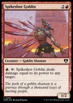 Commander Masters 0256 Spikeshot Goblin (Foil)