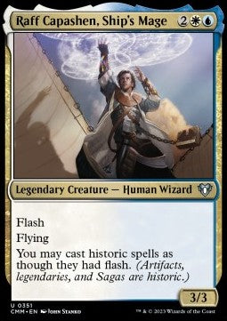 Commander Masters 0351 Raff Capashen, Ship's Mage (Foil)