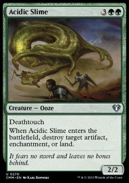 Commander Masters 0270 Acidic Slime (Foil)