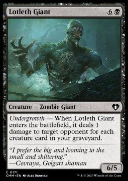 Commander Masters 0171 Lotleth Giant (Foil)