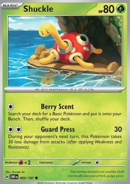 Obsidian Flames 005/197 Shuckle