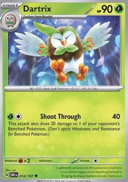 Obsidian Flames 014/197 Dartrix