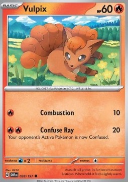 Obsidian Flames 028/197 Vulpix