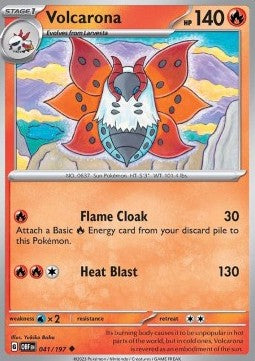 Obsidian Flames 041/197 Volcarona