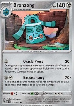 Obsidian Flames 145/197 Bronzong