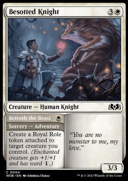 Wilds of Eldraine 0004 Besotted Knight