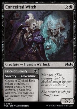 Wilds of Eldraine 0084 Conceited Witch (Foil)