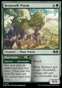 Wilds of Eldraine 0161 Beanstalk Wurm