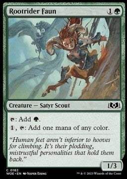 Wilds of Eldraine 0182 Rootrider Faun