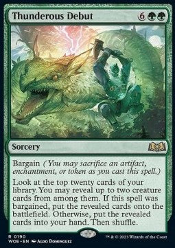 Wilds of Eldraine 0190 Thunderous Debut