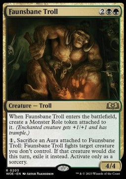 Wilds of Eldraine 0203 Faunsbane Troll (Foil)