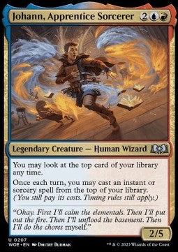 Wilds of Eldraine 0207 Johann, Apprentice Sorcerer (Foil)