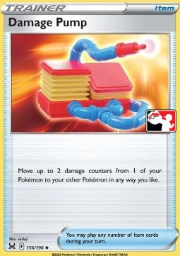 Lost Origin 156/196 Damage Pump (Holo)(Play Prize Series Three)