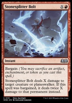 Wilds of Eldraine 0151 Stonesplitter Bolt (Foil)