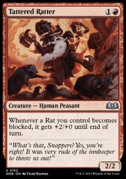 Wilds of Eldraine 0152 Tattered Ratter