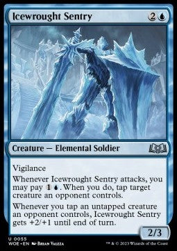 Wilds of Eldraine 0055 Icewrought Sentry