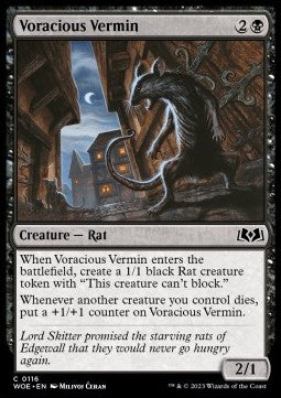 Wilds of Eldraine 0116 Voracious Vermin